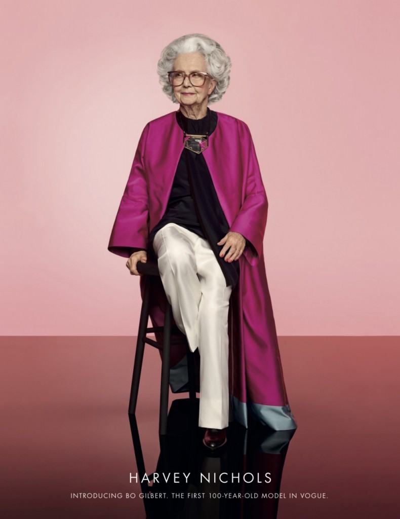 Vogue 100 year-old model